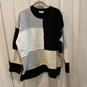 NWT Chic Soul Color Block Sweater *Size XL*